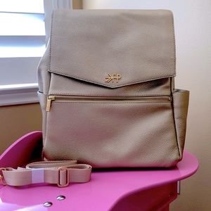 VERY gently used Freshly Picked diaper bag in Gold